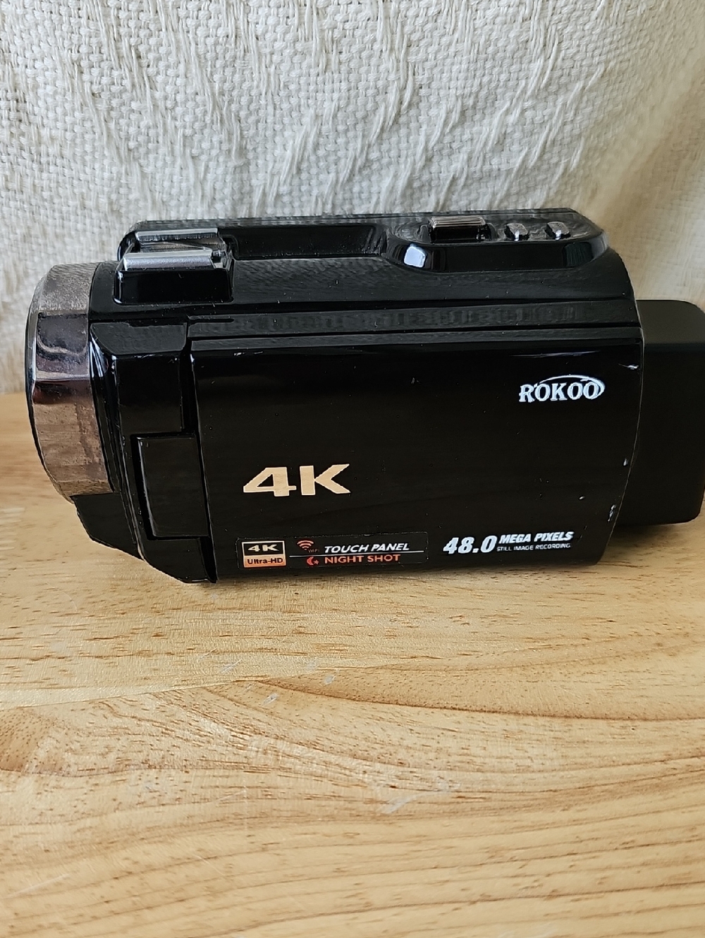 Rokoo 4K Black Camcorder